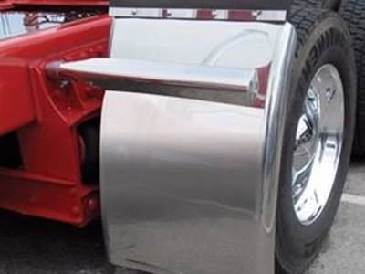 34" Quarter Fender 1/4 Post Mount Kit With Triangle Mounts - 16 Ga