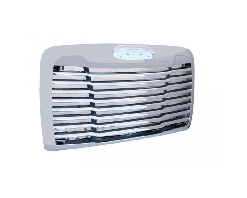 Grille Chrome with Bug Net Fit: Freightliner Century