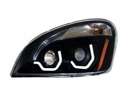 Freightlner Cascadia Projection Headlight With Led Position Light Bar  Driver