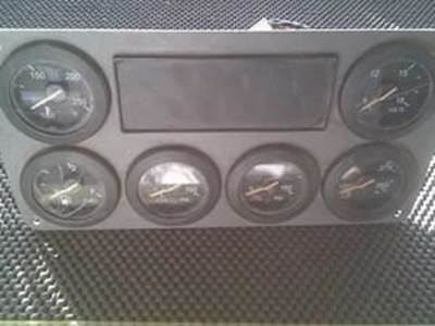 Dash Assembly With 6 Gauges And A Light Bar Indication Area For A Freightliner