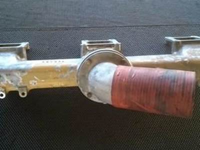 Intake Manifold From A Caterpillar 3176.