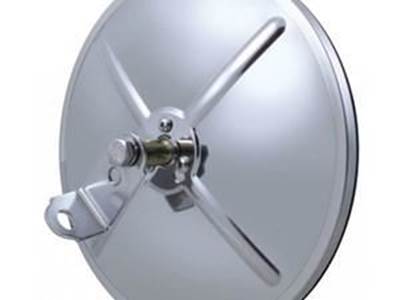 Stainless Steel 7 1/2" Convex Mirror   Stainless Steel Mirror Arm, Universal