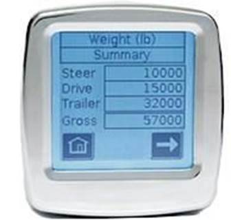 Interior Digital Scale, Chrome Bezel With 2 Sensors  Calculates An Estimated
