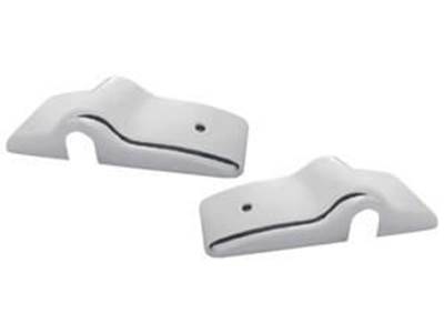 Chrome Plastic Mirror Cover For Freightliner, Includes Driver And Passenger Side