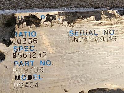 Part Type: Differential - Front - Used DS404 3.36 **Pending Inspection**