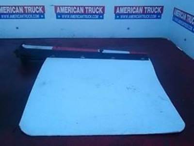 Used White  Mud Flap For 1997 Freightliner FLD