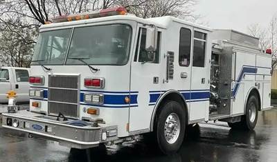 Part Type: Vehicle For Sale - 1998 Pierce Single-Axle Pumper Fire Truck, 4-Door