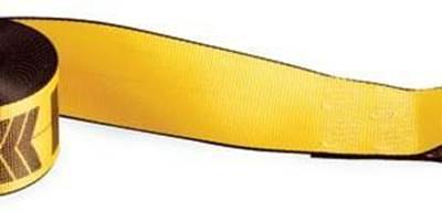 Winch Strap, 4" x 27 Feet, 1026 Delta Ring, 4080FK Webbing  Working Load Limit: