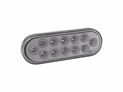 Oval Clear Amber Stop, Turn & Tail Led 12 Diodes