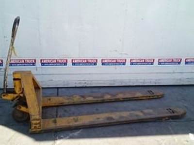 Used Long Yellow Pallet Jack Capacity Of 5,000Lbs
