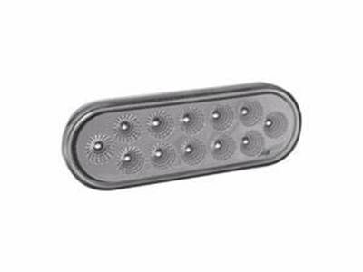 Oval Clear Red Stop, Turn & Tail Led 12 Diodes