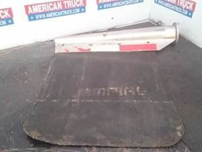 Used Good Driver Side Mud Flap With Chrome Hanger