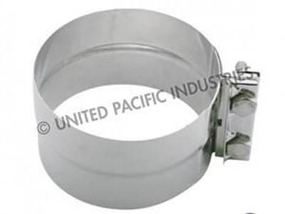 StaInless Steel Formed Exhaust Clamp With Pre-Attached Hardware  Available In 6"