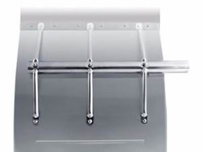 Oe Replacement Mid-Mount Full Brace Stainless Steel Quarter Fender 1/4