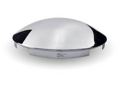 Chrome Metel Front Hubcap With 4 Notches