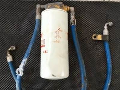 Used Fuel Filter Assembly With Filter And Lines Attached