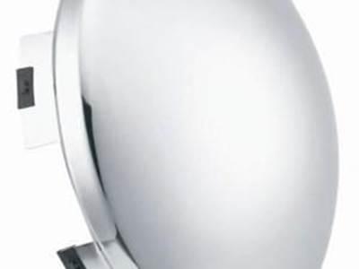 Chrome Front Hub Cap With 6 Multi-Notch Cutout, 3/4? Lip & 1-3/8? Extended