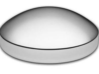 Chrome Rear Hub Cap. Fits 8-1/2? Diameter Axle With 8 Each 5/8? Studs