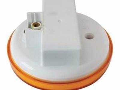 4" Round Continuous Pearl Led Strobe Light (Amber/Amber)