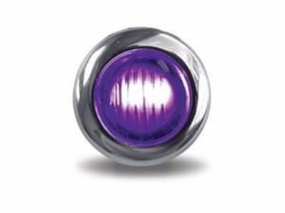Dual Revolution Amber Marker To Purple Auxiliary Mini ButTon Led Light