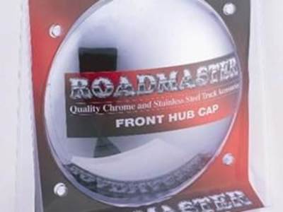 Chrome Front Hub Cap With 6 Multi-Notch Cutout, 3/4" Lip & 1-3/8" Extended