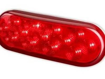 Red 13 Led Oval Stop, Turn And Tail Light