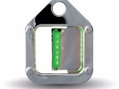Universal Door Handle Cover - Green Led (Passenger)    Color Green  Diodes 6