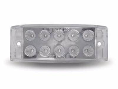 2" X 6" Dual Revolution Trailer Led - Amber / Blue    Color  Amber / Blue 