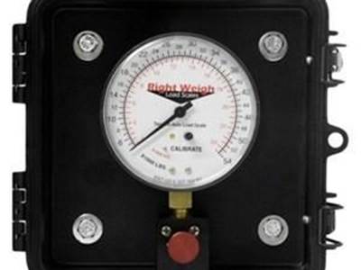 Right Weigh Exterior Analog Scale 54K Pounds In Protective Box Weatherproof