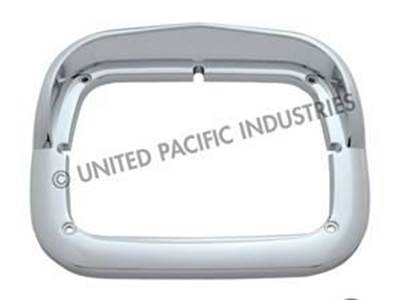 New Single 8" X 6" Headlight Bezel W/ Visor
