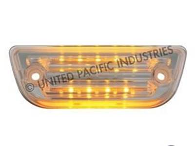New 9 Led Rectangular Cab Light Amber Led/Clear Lens, Fits Kenworth T680, T770,