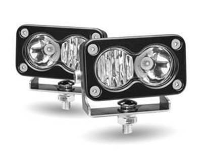 Universal 3" Mini Rectangular Led Work Lamps (2 Diodes Each | 1000 Lumens For