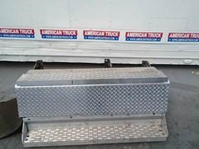 Part Type: Battery Box/Tray - Used Chrome Battery Box/ Tool Box With Side Step