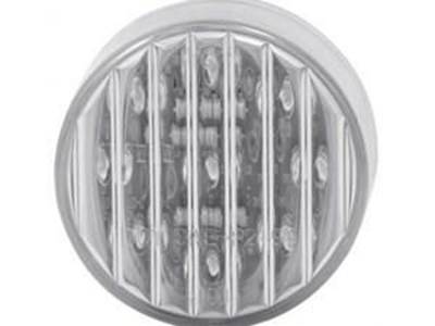 2''  Clear Ribbed Led Lights 9 Diodes