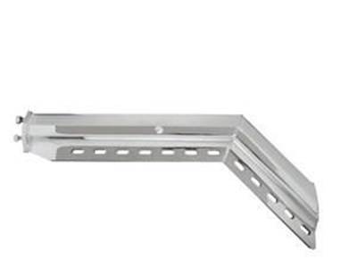 45  Angled Mud Flap Hanger - 1 1/8" Bolt Pattern  -30" Heavy Duty Spring Loaded