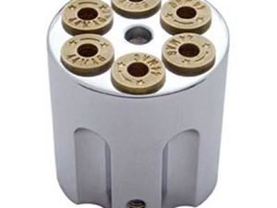 Small Chrome Aluminum Designer Dash Knob