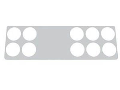 Stainless Steel Dash Panel Trim For 2006+ Kenworth  Double Sided Tape Mount