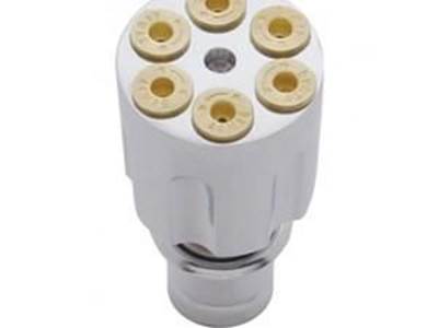 Chrome Aluminum Gun Cylinder Cigarette Lighter  Fits Most Lighter Sockets