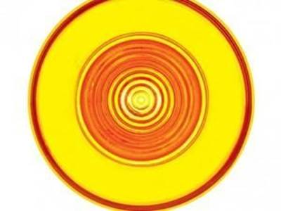 9 Led 2 1/2" Clearance/Marker "Glo" Light   9 Amber Led w/ Amber Lens With 2