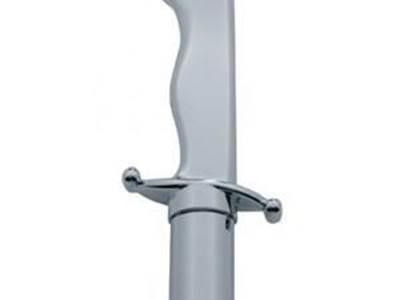 Chrome Aluminum Screw On Air Valve Knob  Available Dagger Style  Fits On