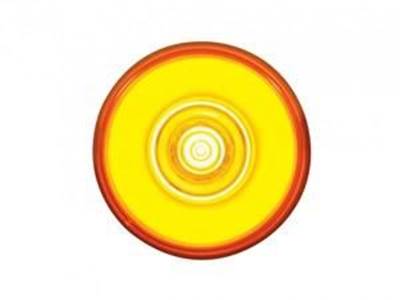 6 Led 2" Clearance/Marker "Glo" Light   6 Amber Led w/ Amber Lens With 2 Female