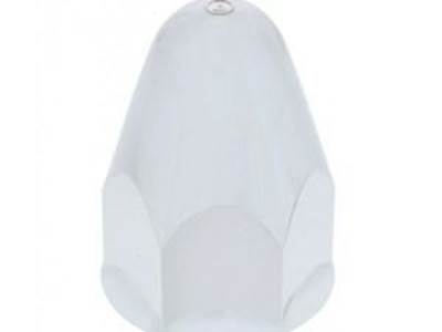 Chrome Plastic Slotted Bullet Push-On Nut Cover For Hex Nuts And Bolts 