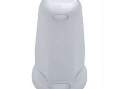 Chrome Plastic Tall Push-On Nut Cover For Hex Nuts And Bolts  Available With