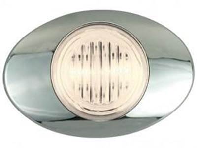 Clear Red Oval Generation Marker Led Light (2 Diodes)