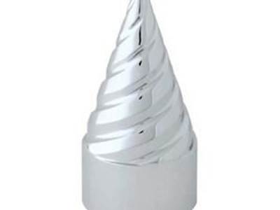 Chrome Pastic Twister Push In Nut Cover 33MM X 4-3/16"