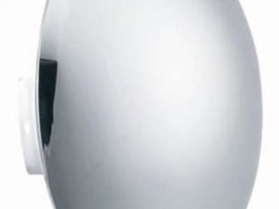 Chrome Front Hub Cap 6 Notch Multi-Fit 3/8" Lip