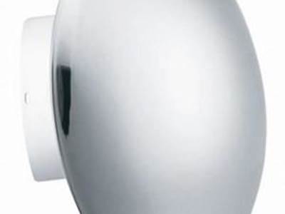 Chrome Front Hub Cap 6 Notch Multi-Fit 3/4" Lip