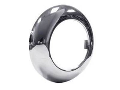 4" Chrome Plastic Twist On Bezel