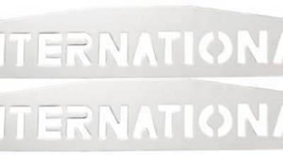 24" International Mud Flap Bottom Plate With Welded Studs