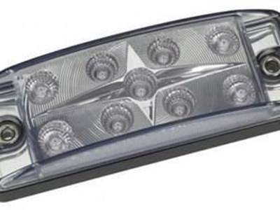 Amber 9 Led Clear Lens Rectangle ClearANCE Marker Light